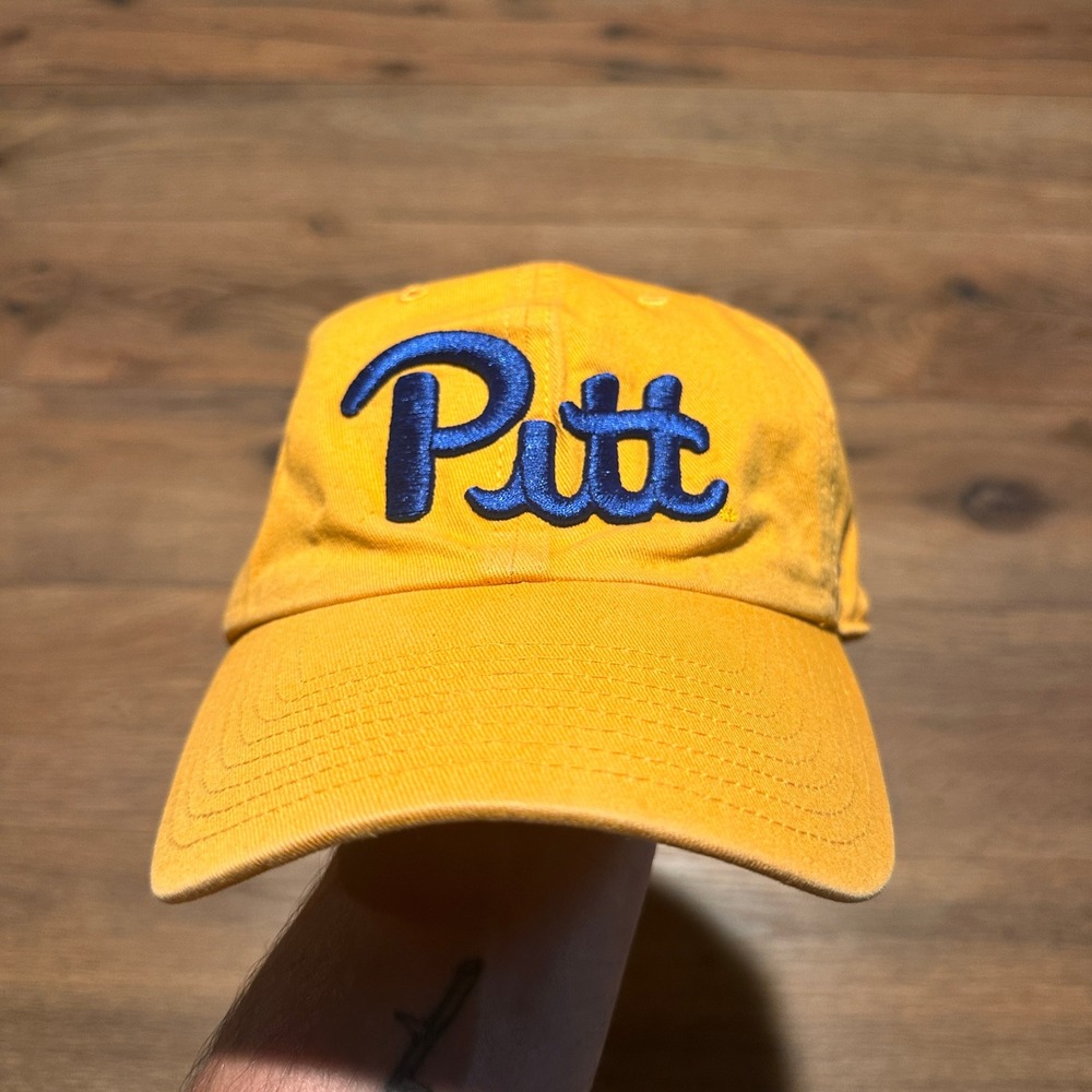 '47 Brand Yellow Pitt Panthers Script Hat Unisex OSFA
